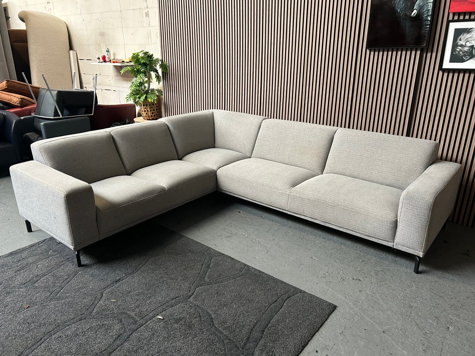 GRATIS LEVERING Montel Viano Hoekbank 292X250 GEREINIGD, Huis en Inrichting, 250 tot 300 cm, Hoekbank, Ophalen of Verzenden, Zo goed als nieuw