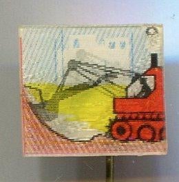Graafmachine Reflexa - Nürnberg speldje( T_174 ), Verzamelen, Speldjes, Pins en Buttons, Verzenden, Zo goed als nieuw, Figuurtje
