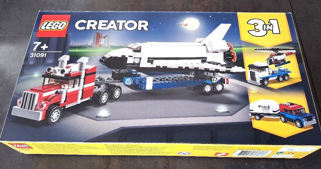 Lego creator set 31091 - Spaceshuttle transport, Compleet, Gebruikt, Verzenden, Lego