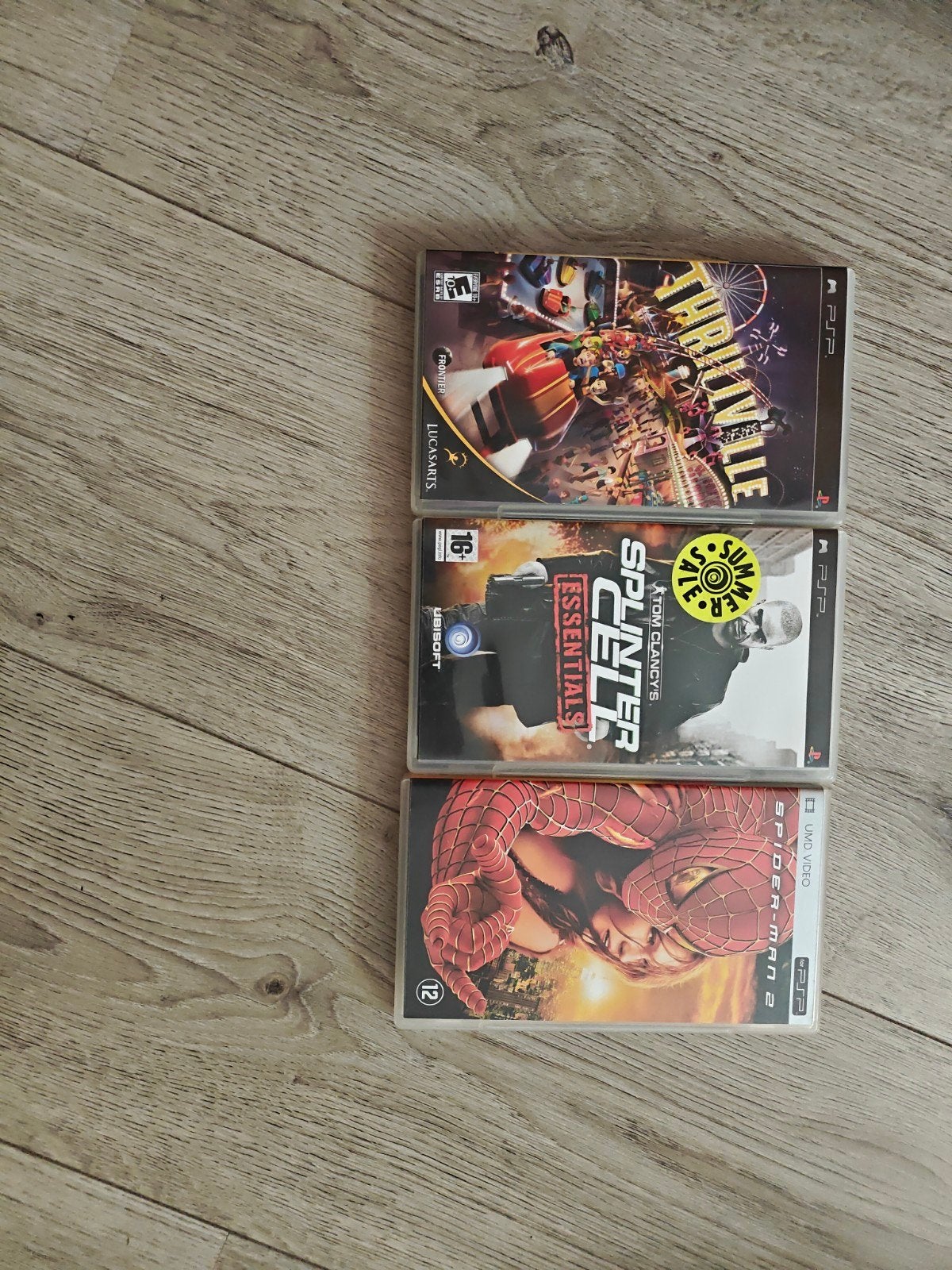 Thrillville, Spiderman 2 movie, en meer psp, Ophalen of Verzenden, Zo goed als nieuw