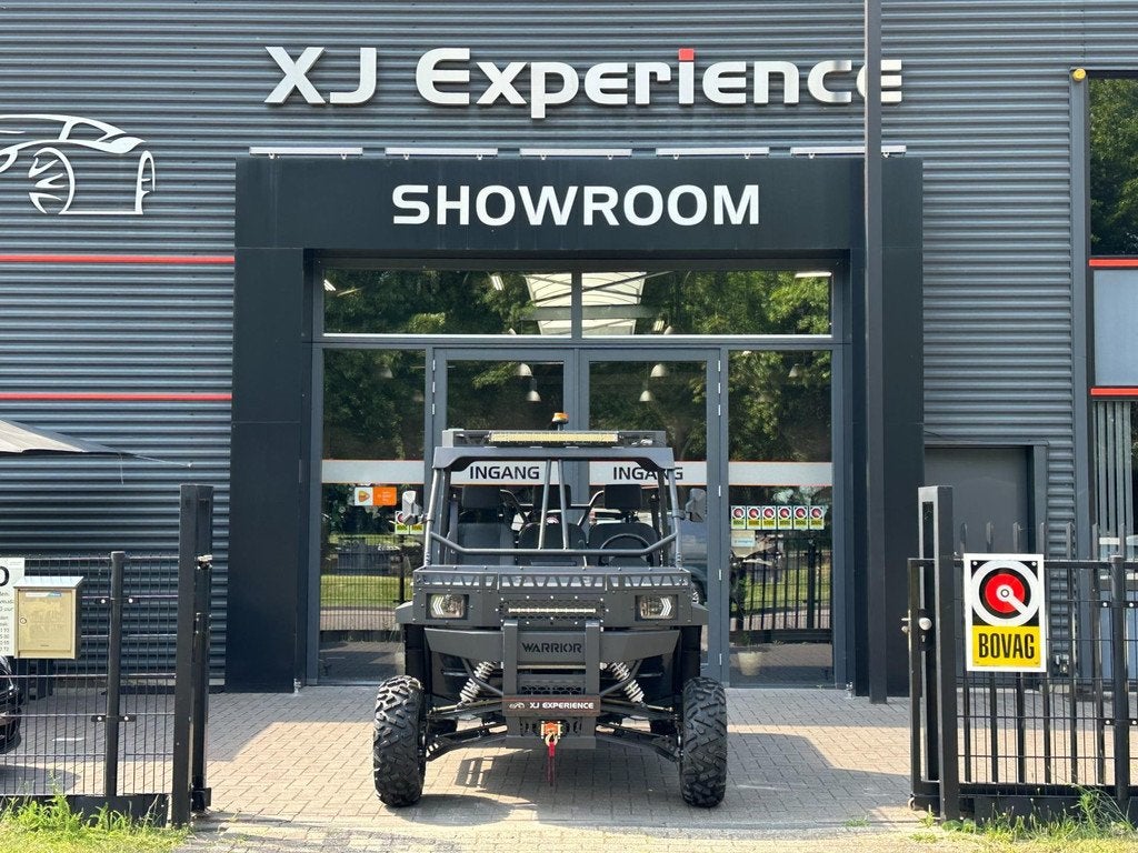 MASSIMO WARRIOR 1000 CC UTV AUTOMAAT 3 Pers 4X4 LIER LED BTW, Auto's, Automaat, Gebruikt, Zwart, Bedrijf