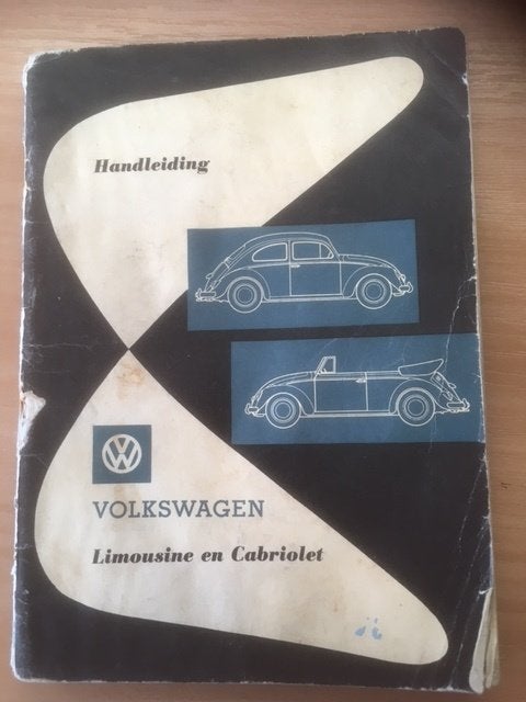 Handleiding Volkswagen Kever Limousine en Cabriolet 1963  NL, Ophalen of Verzenden