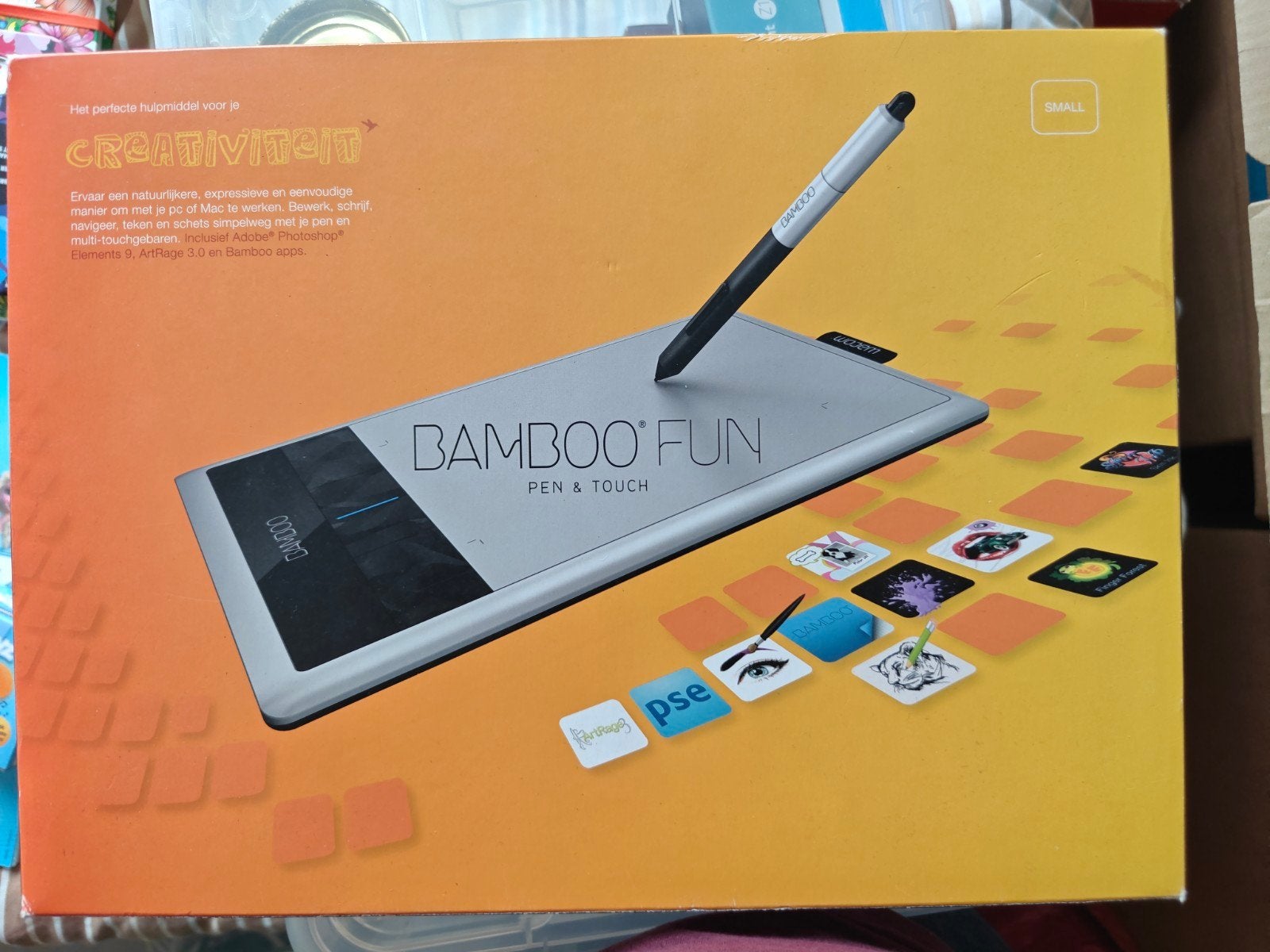 Wacom Bamboo Fun Pen & Touch tekentablet, Multi-touch, Ophalen of Verzenden, Zo goed als nieuw, Wacom