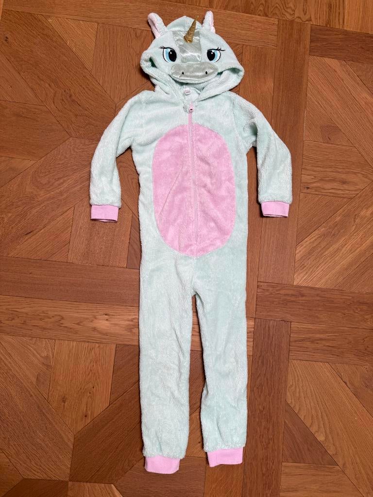 Zeeman Onesie Eenhoorn Maat 98-104, Ophalen of Verzenden, Gebruikt, Meisje, Nacht- of Onderkleding