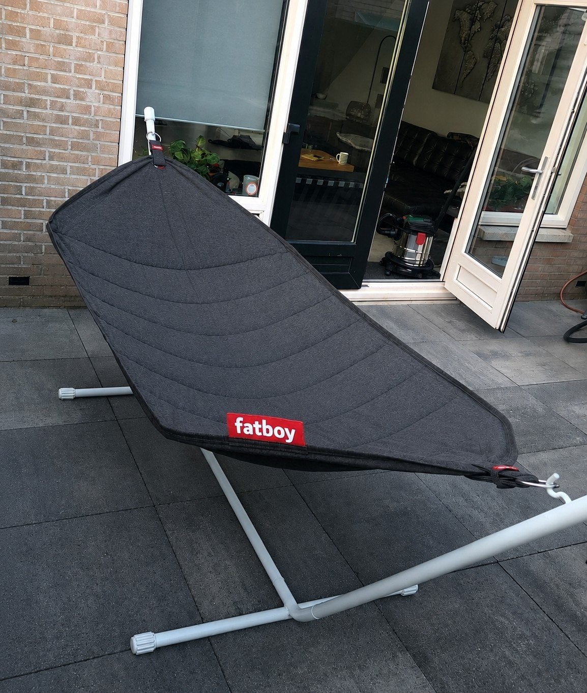 NIEUW Fatboy Headdemock SUPERB hangmat UV&regen bestendig,, Ophalen, Meerpersoons, Zo goed als nieuw, Met standaard
