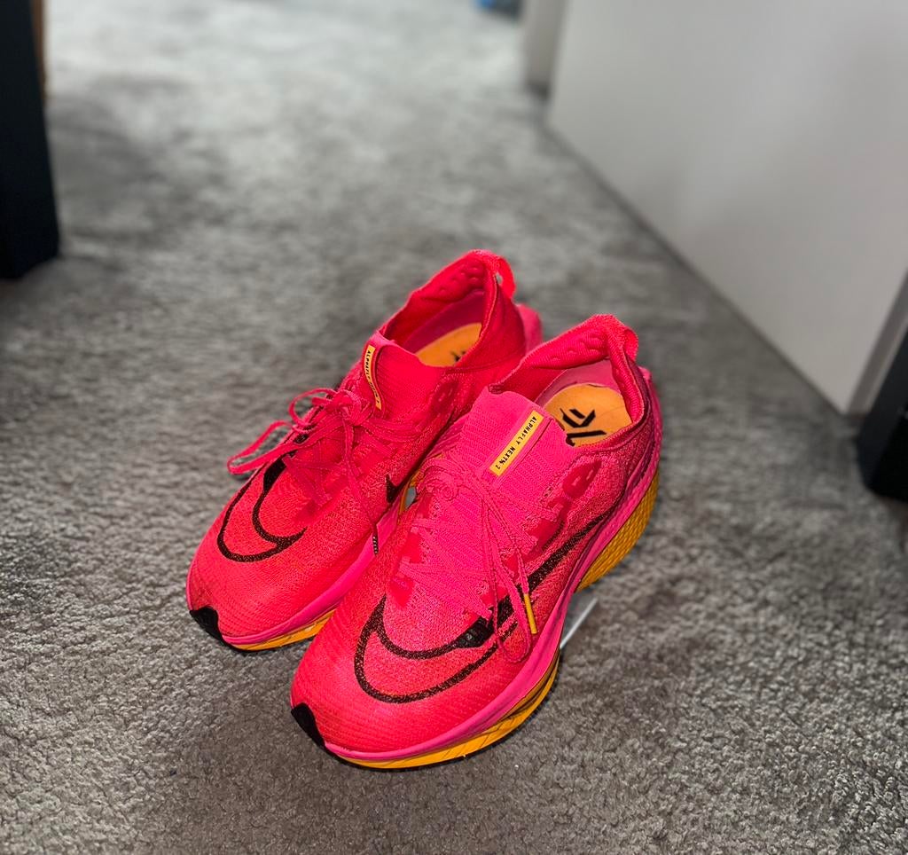 Nike Alphafly Next% 2 Hyper Pink – Maat 42.5, Ophalen of Verzenden, Zo goed als nieuw, Hardloopschoenen, Nike