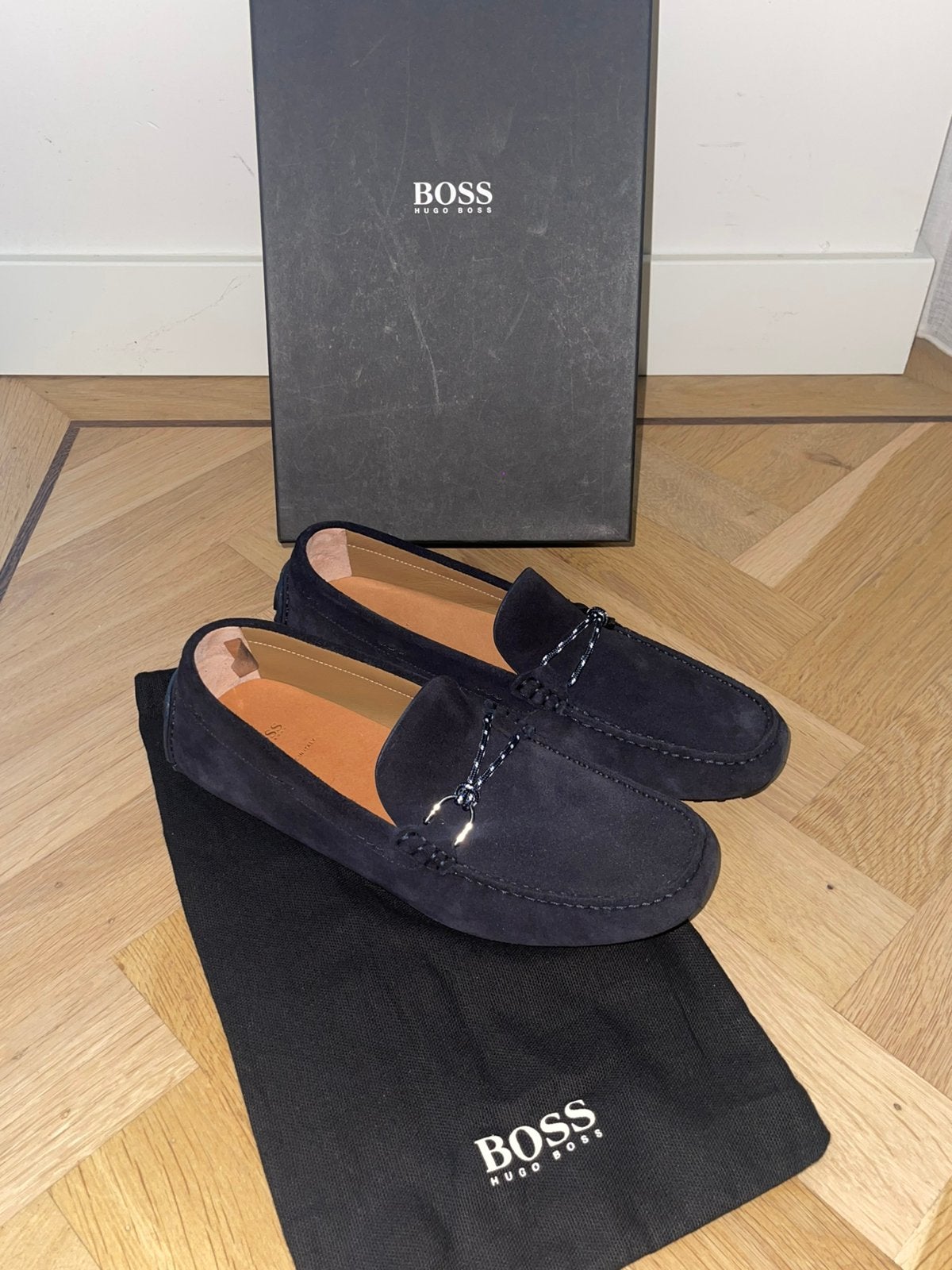 Nieuw Hugo Boss Driver Mocassins – Maat 41, Loafers, Blauw, Nieuw, Ophalen of Verzenden