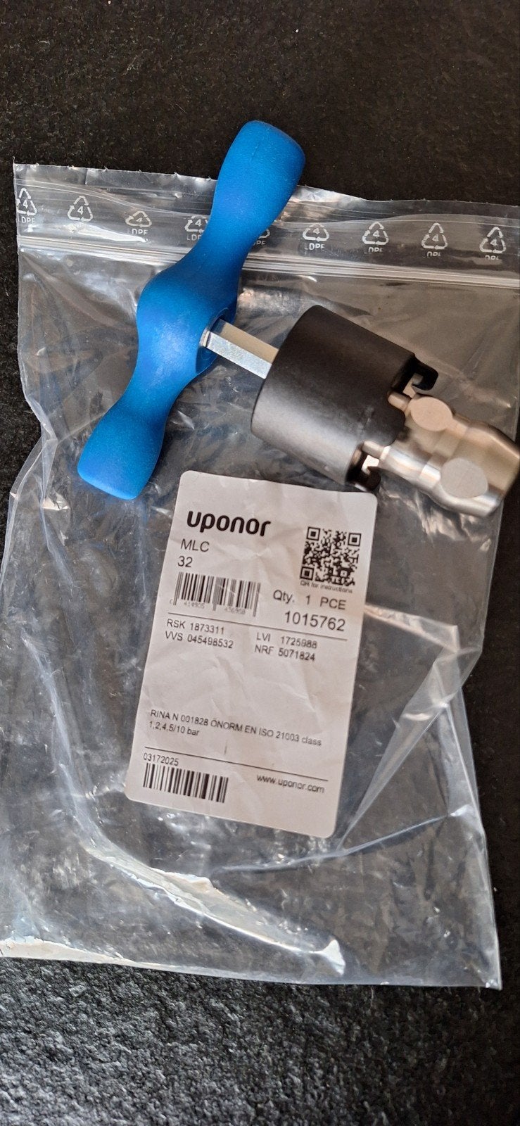 Kalibreertool uponor 32mm, Ophalen, Nieuw