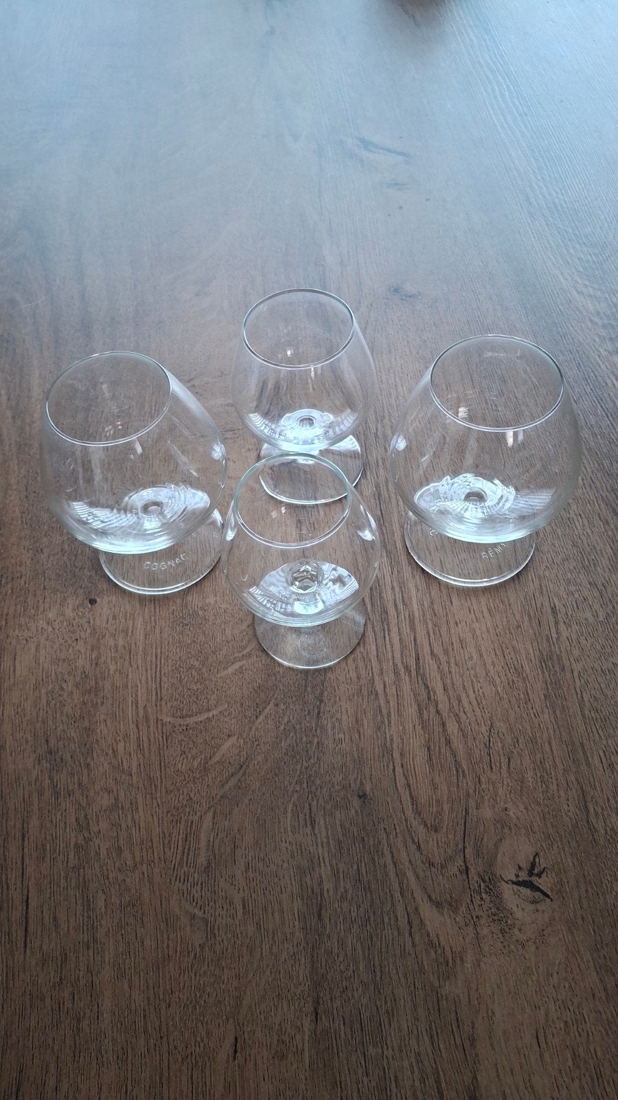 4 Cognac Glazen ( nieuw ), Ophalen, Nieuw, Overige typen