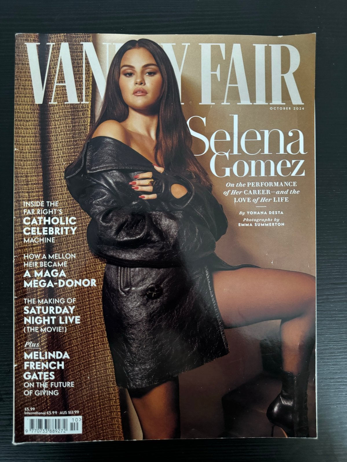 Vanity Fair Oktober 2024 - Selena Gomez Cover, Ophalen of Verzenden, Zo goed als nieuw, Glossy