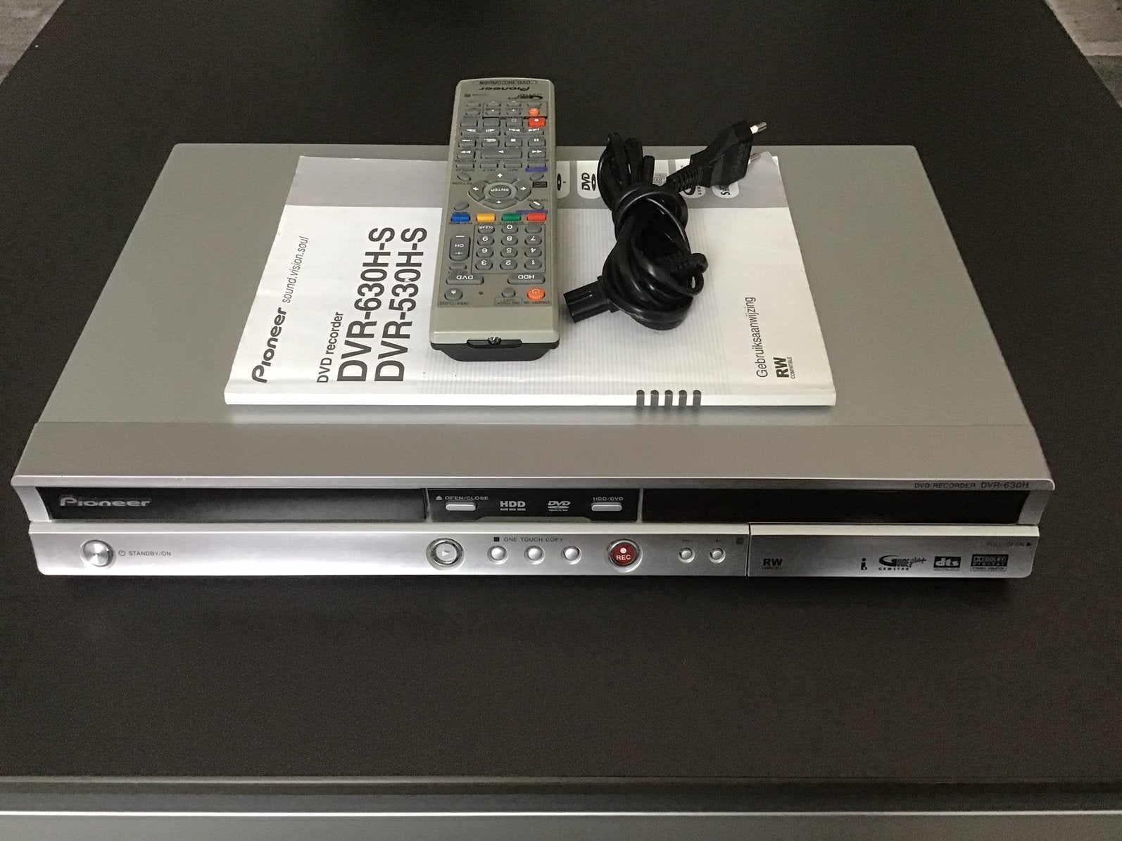 HD Recorder Pioneer DVR 630 H 250 GB Met Juke-Box functie, Audio, Tv en Foto, Dvd-spelers, Ophalen of Verzenden, Zo goed als nieuw