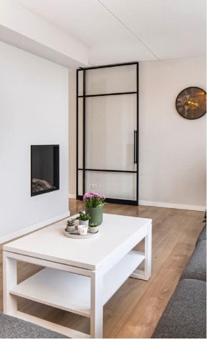 Bellfires Topsham Large 3 gashaard incl. rookkanaal, Ophalen, Zo goed als nieuw, Inbouwhaard, Gashaard