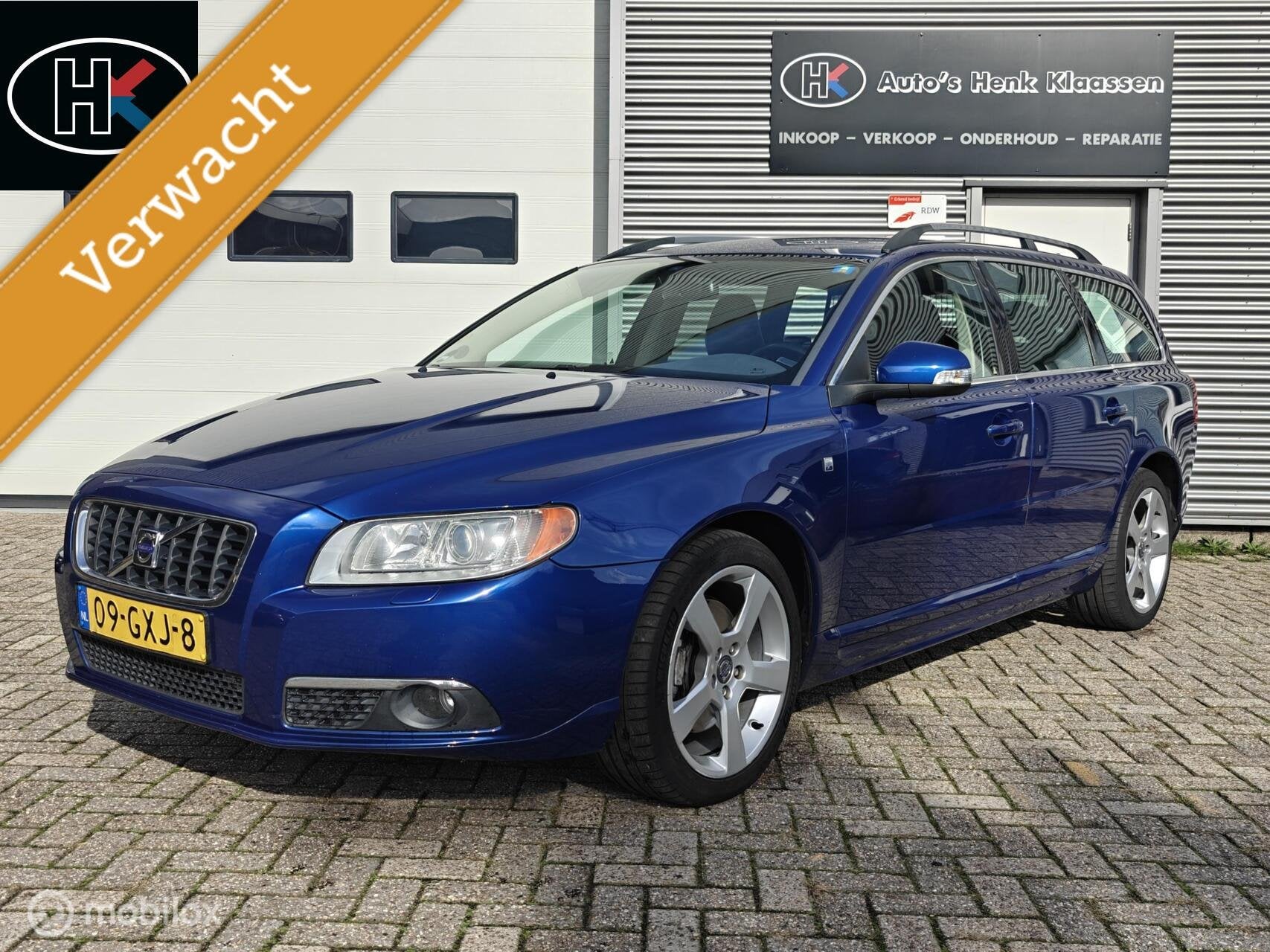 Volvo V70 2.5T Automaat Ocean Race Volleder Trekhaak Parkeer, Auto's, Dealer onderhouden, 1800 kg, 1573 kg, Blauw