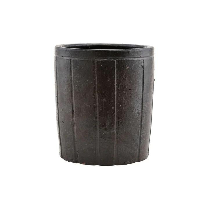 HOUSE DOCTOR pot Julian keukengerei houder bruin aardewerk, Tuin en Terras, Bloempotten, Ophalen of Verzenden, Zo goed als nieuw