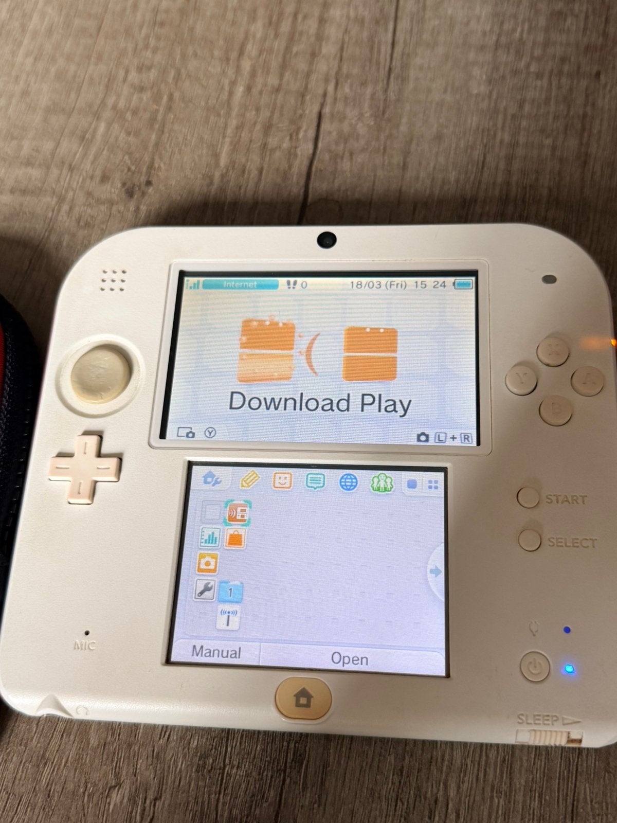 Nintendo 2 DS en met super mario 3D land, Gebruikt, Verzenden, Wit, 2DS