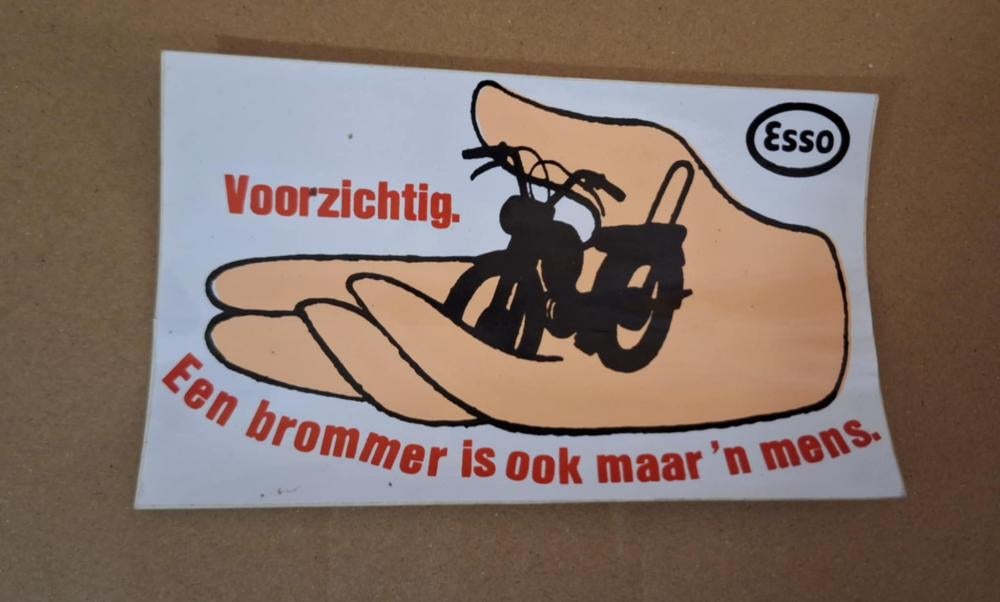 Set met 5 vintage Esso stickers voor maar €10,-️️⛽️, ., Overige typen, Nieuw, Ophalen of Verzenden