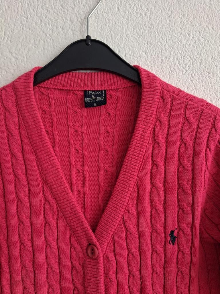 Ralph Lauren kabelgebreid vest - Maat M, Maat 38/40 (M), Ophalen of Verzenden, Zo goed als nieuw, Ralph Lauren