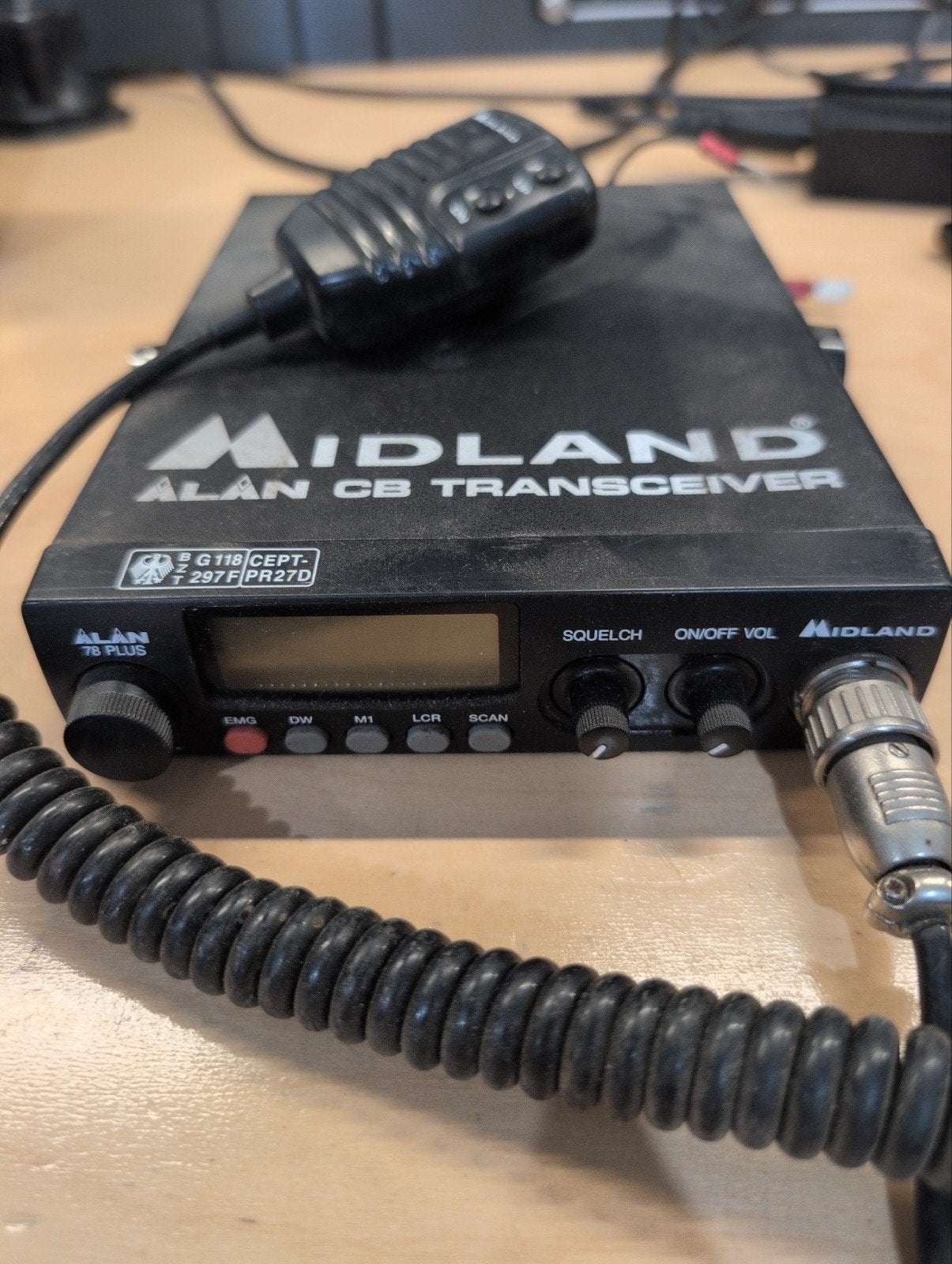 Midland Alan CB 78 Plus CB Transceiver, Ophalen of Verzenden, Gebruikt