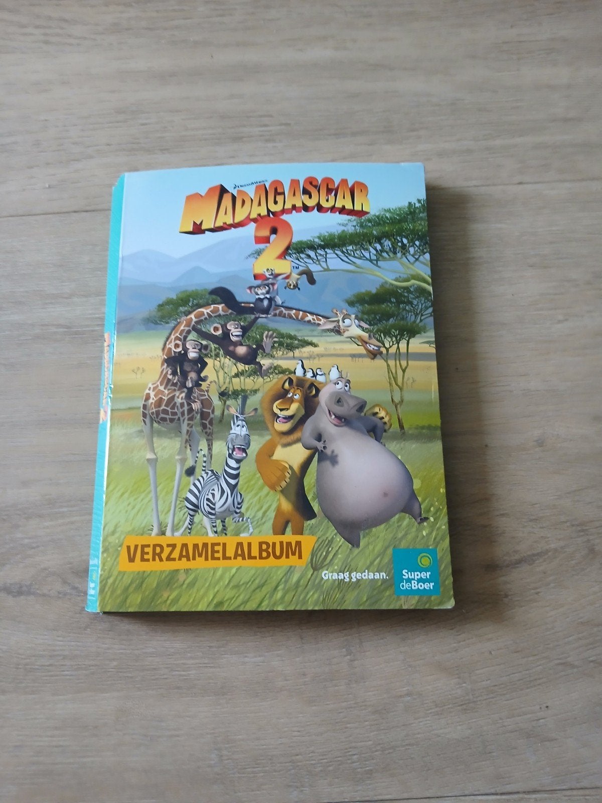 Madagascar 2 koelkast magneten spaaralbum compleet, Ophalen of Verzenden
