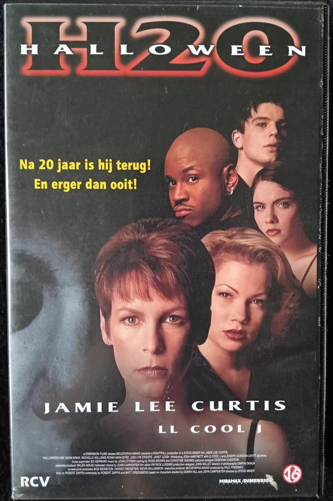 Halloween H20 vhs, Cd's en Dvd's, VHS | Film, Vanaf 16 jaar, Ophalen of Verzenden, Zo goed als nieuw, Horror