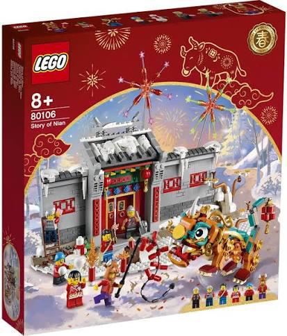 Lego 80106 Chinese New Year Story of Nian, Kinderen en Baby's, Speelgoed | Duplo en Lego, Ophalen of Verzenden, Zo goed als nieuw