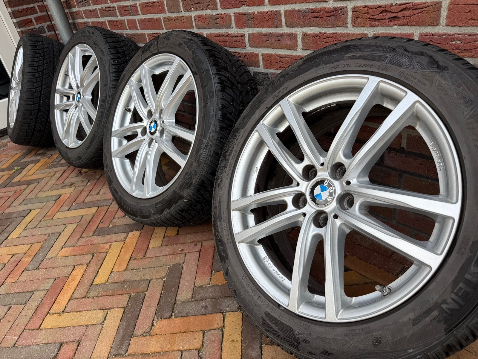 Winterbanden velgen 18 inch 5x112 BMW, Auto-onderdelen, Banden en Velgen, 18 inch, Gebruikt, Banden en Velgen, Personenwagen