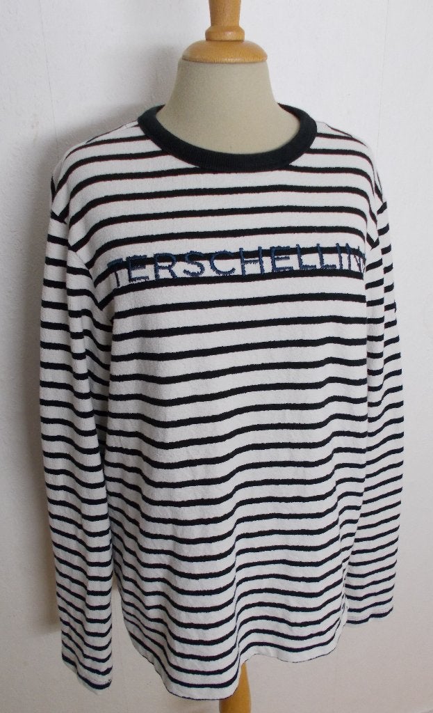 Trui/top met opdruk Terschelling van Butcher of Blue! M, Maat 38/40 (M), Verzenden, Beige, Zo goed als nieuw