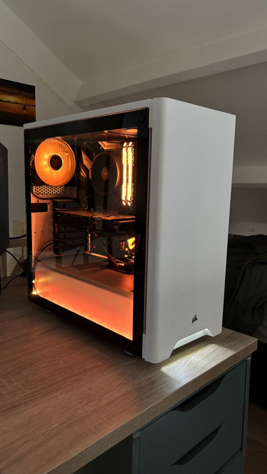 Game PC Ryzen 2600 | RX580 8GB | 16GB RAM, Computers en Software, Desktop Pc's, Ophalen, HDD, Zo goed als nieuw, Gaming