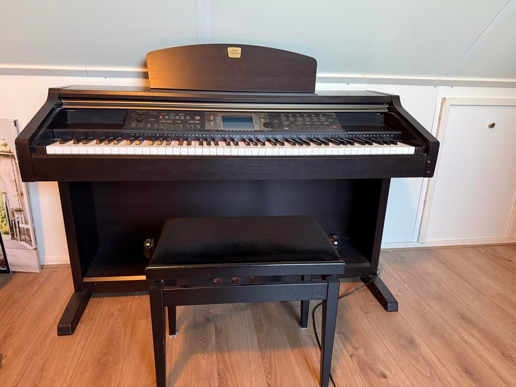 Yamaha Clavinova Digitaal Piano - Gebruikt, Goede Staat, Muziek en Instrumenten, Piano's, Ophalen, Gebruikt, Bruin, Digitaal