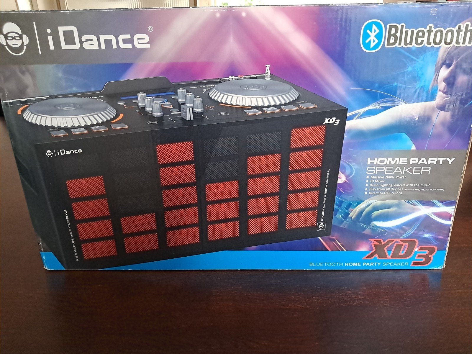 IDance XD3 Karaoke Set - Home Party Speaker met Microfoon, Ophalen, Zo goed als nieuw, Complete set
