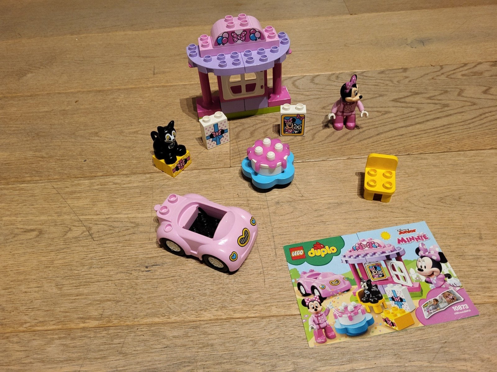 Lego Duplo Minnie Mouse Café 10873, Ophalen of Verzenden, Zo goed als nieuw, Complete set, Inclusief instructies