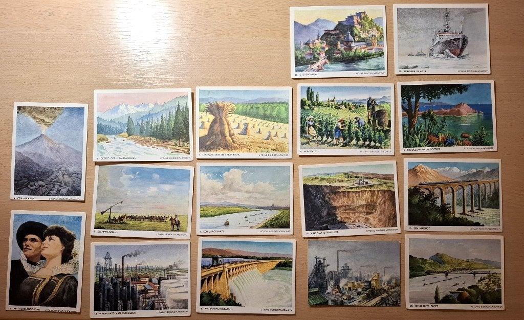 verzamelplaatjes Bondsspaarbank uit 1970, Hobby en Vrije tijd, Stickers en Plaatjes, Verzenden, Gebruikt, Meerdere plaatjes