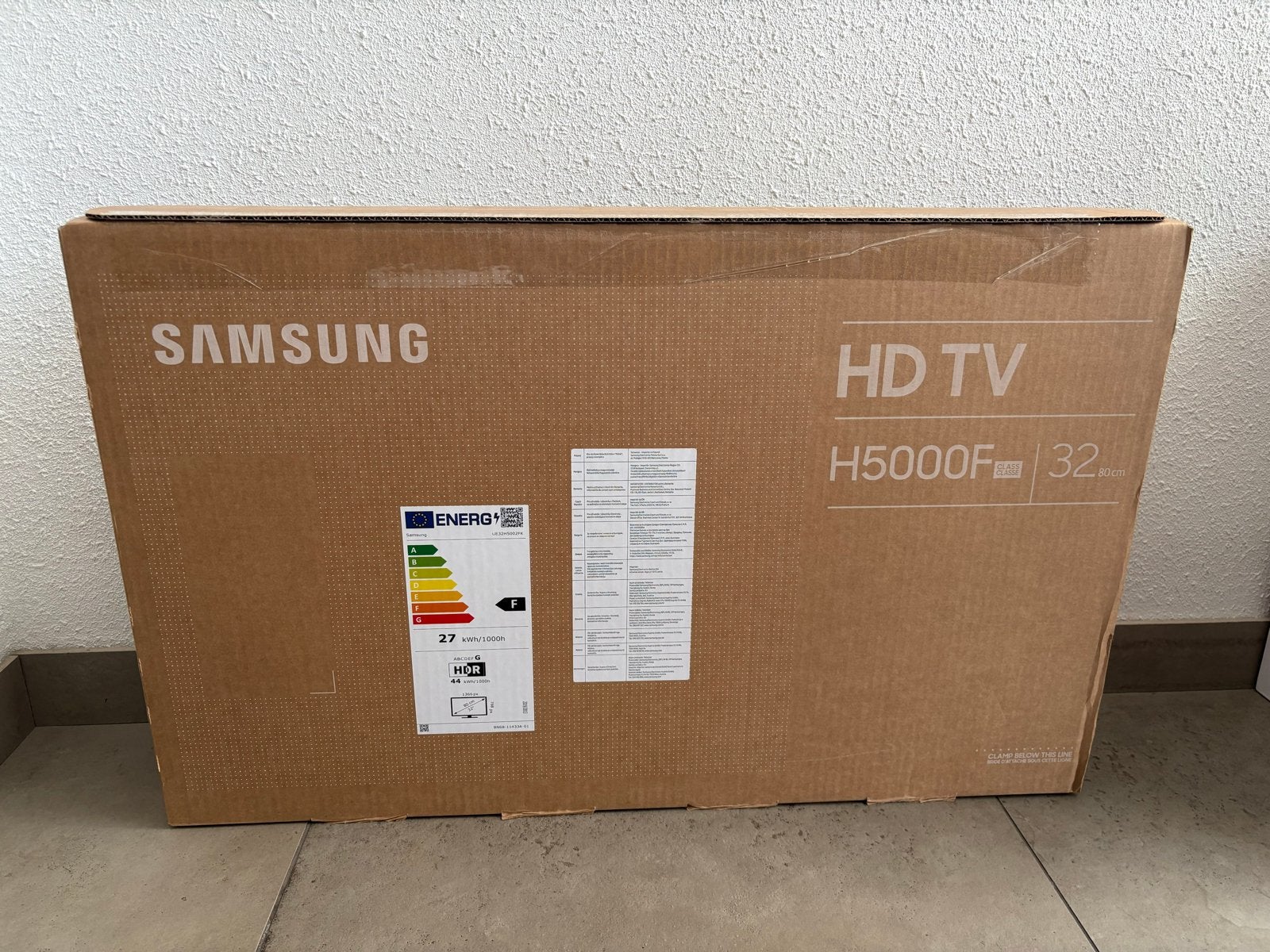 Samsung HD TV H5000F 32 inch (80 cm) - Nieuw in doos, Ophalen, LED, 50 Hz, HD Ready (720p)