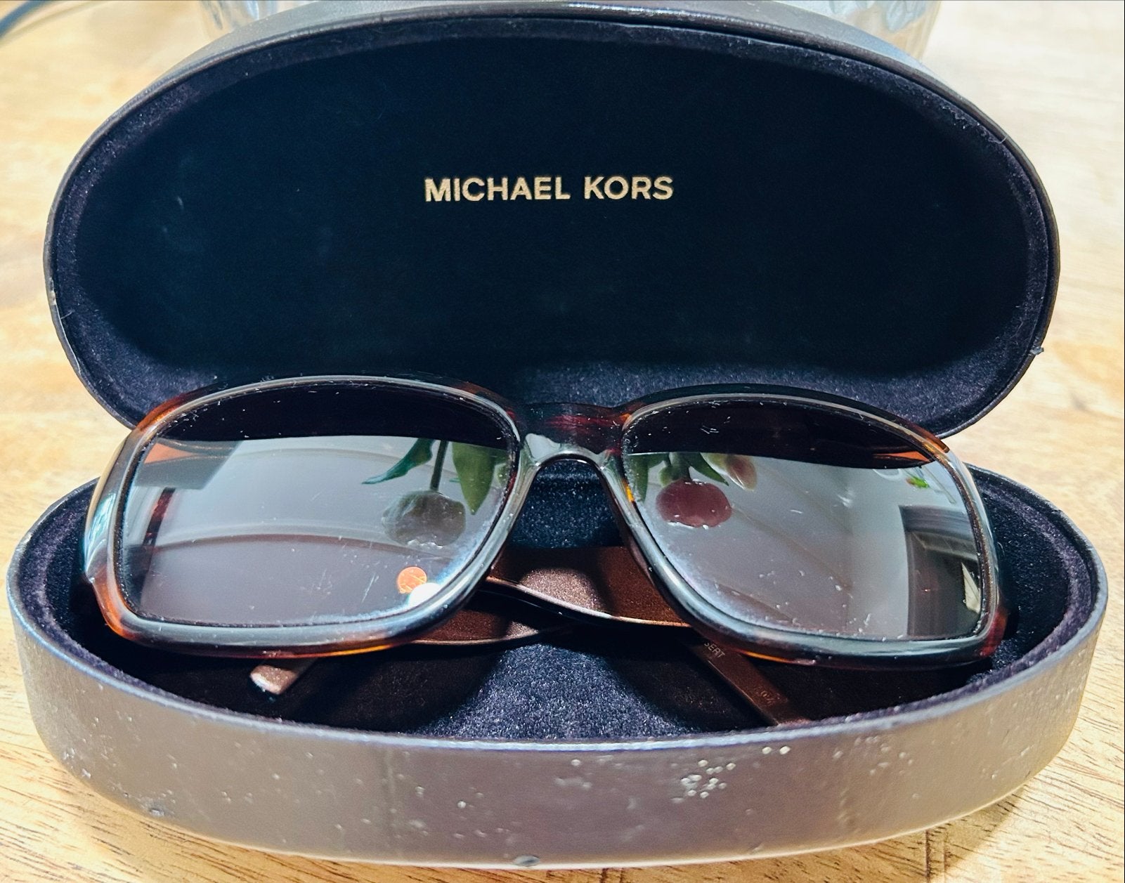 Michael Kors Zonnebril op sterkte! - Bruin met MK-logo, Overige merken, Gebruikt, Zonnebril op sterkte, Bruin