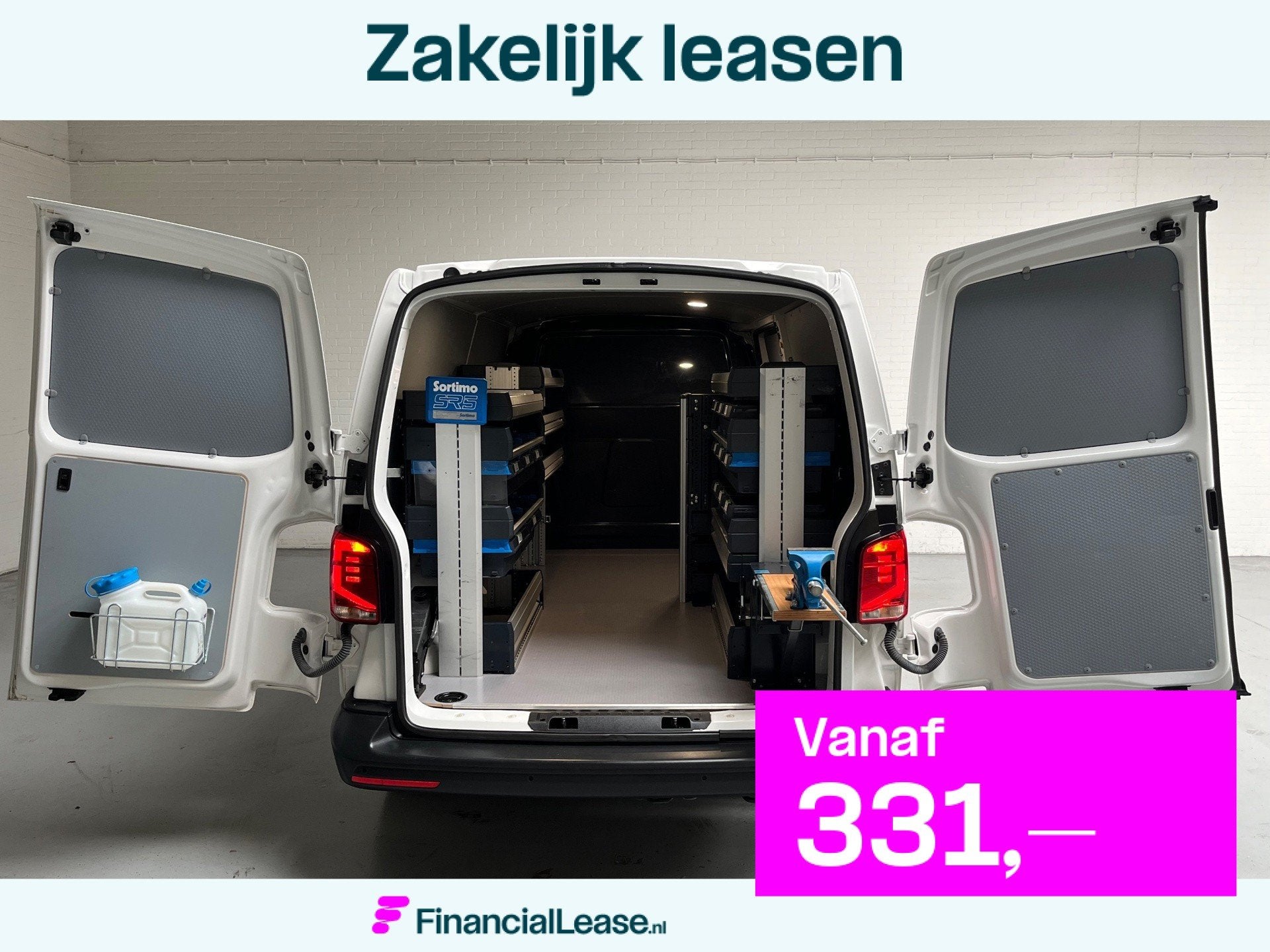 Volkswagen Transporter Automaat DSG Servicewagen 2.0 TDI 150, Dealer onderhouden, Stof, Gebruikt, 4 cilinders