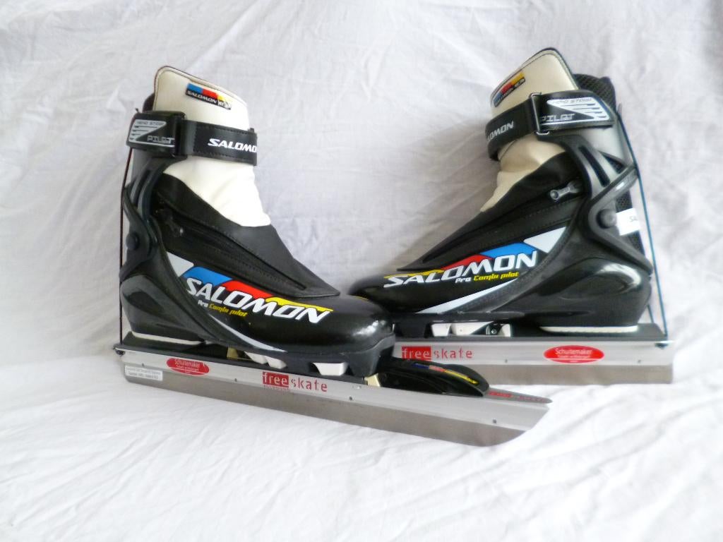 Salomon clicknoren / kluunschaatsen. ZGAN!!, Sport en Fitness, Schaatsen, Overige merken, Klapschaats, Ophalen of Verzenden, Zo goed als nieuw
