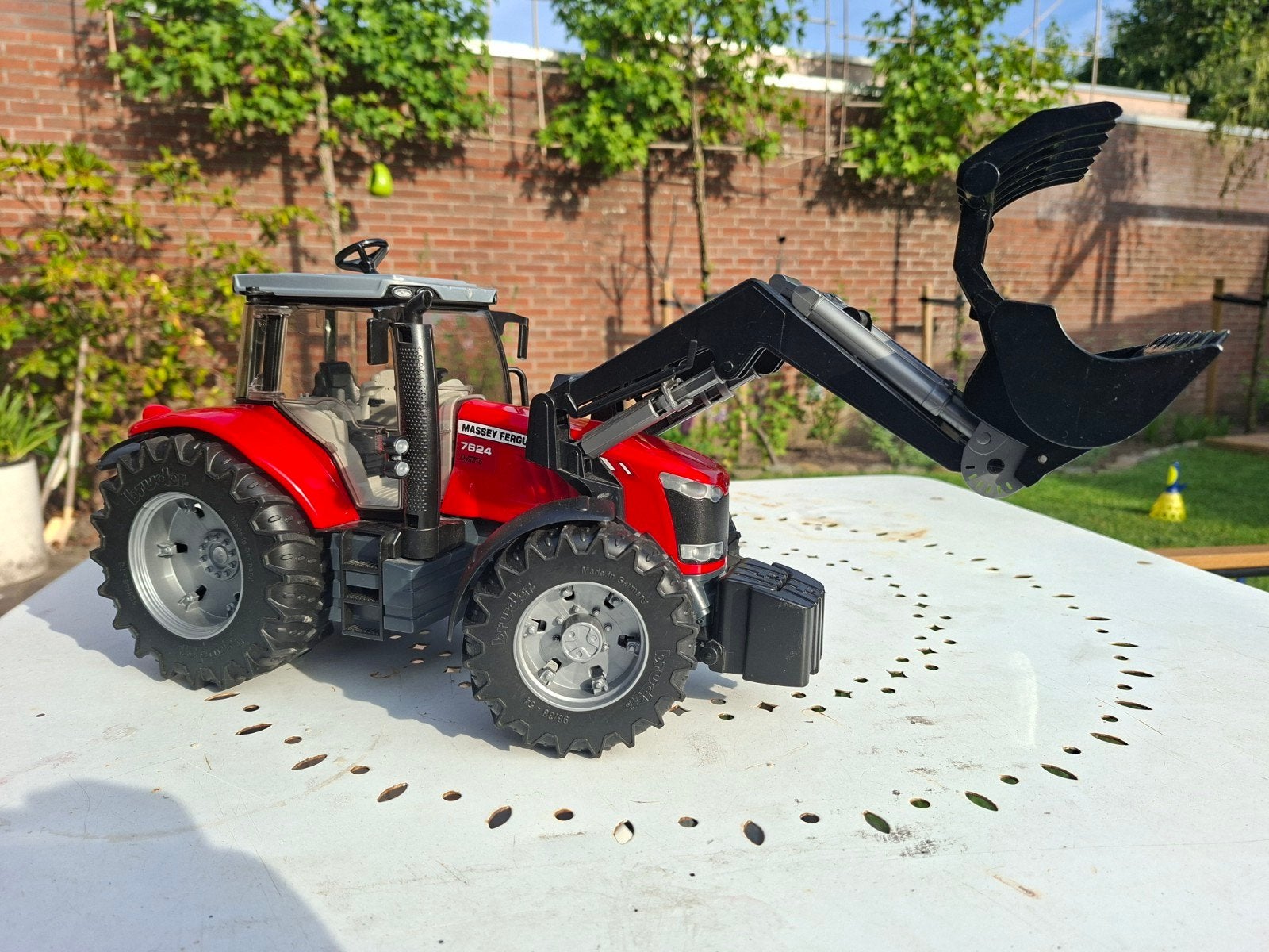 Zgan Bruder tractor te koop, Ophalen of Verzenden, Zo goed als nieuw