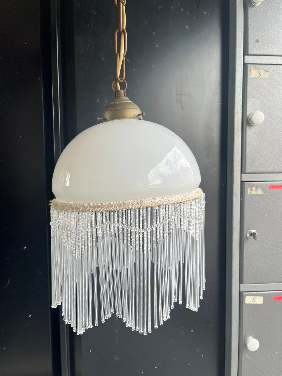 Hanglamp antiek, Ophalen