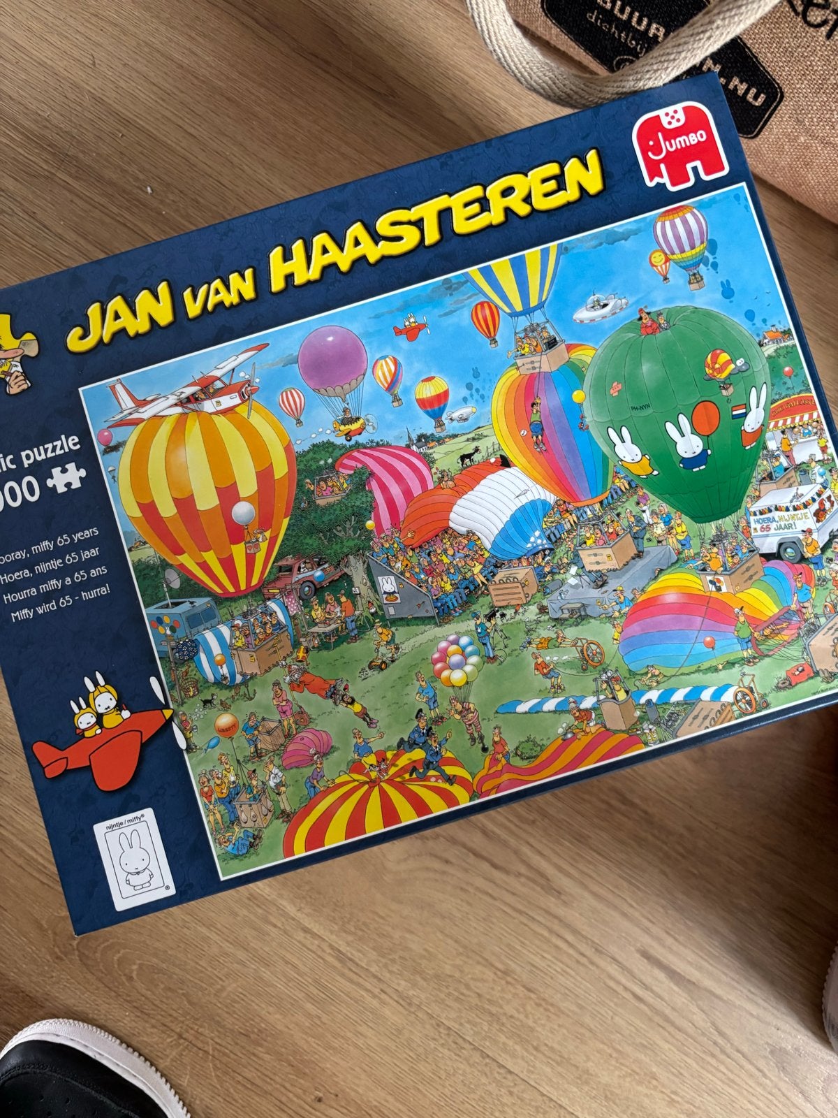 Jan van Haasteren legpuzzel - Miffy 65 jaar - 1000 stukjes, Ophalen, Meer dan 50 stukjes, Nieuw, 6 jaar of ouder