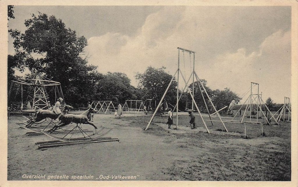 703-126-035 Overzicht Gedeelte Speeltuin Oud-Valkeveen, Verzenden, Voor 1920, Noord-Holland