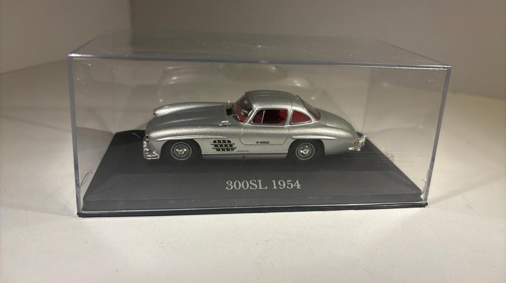 Mercedes benz 300 sl zilver atlas 1.43, Overige merken, Auto, Ophalen of Verzenden, A