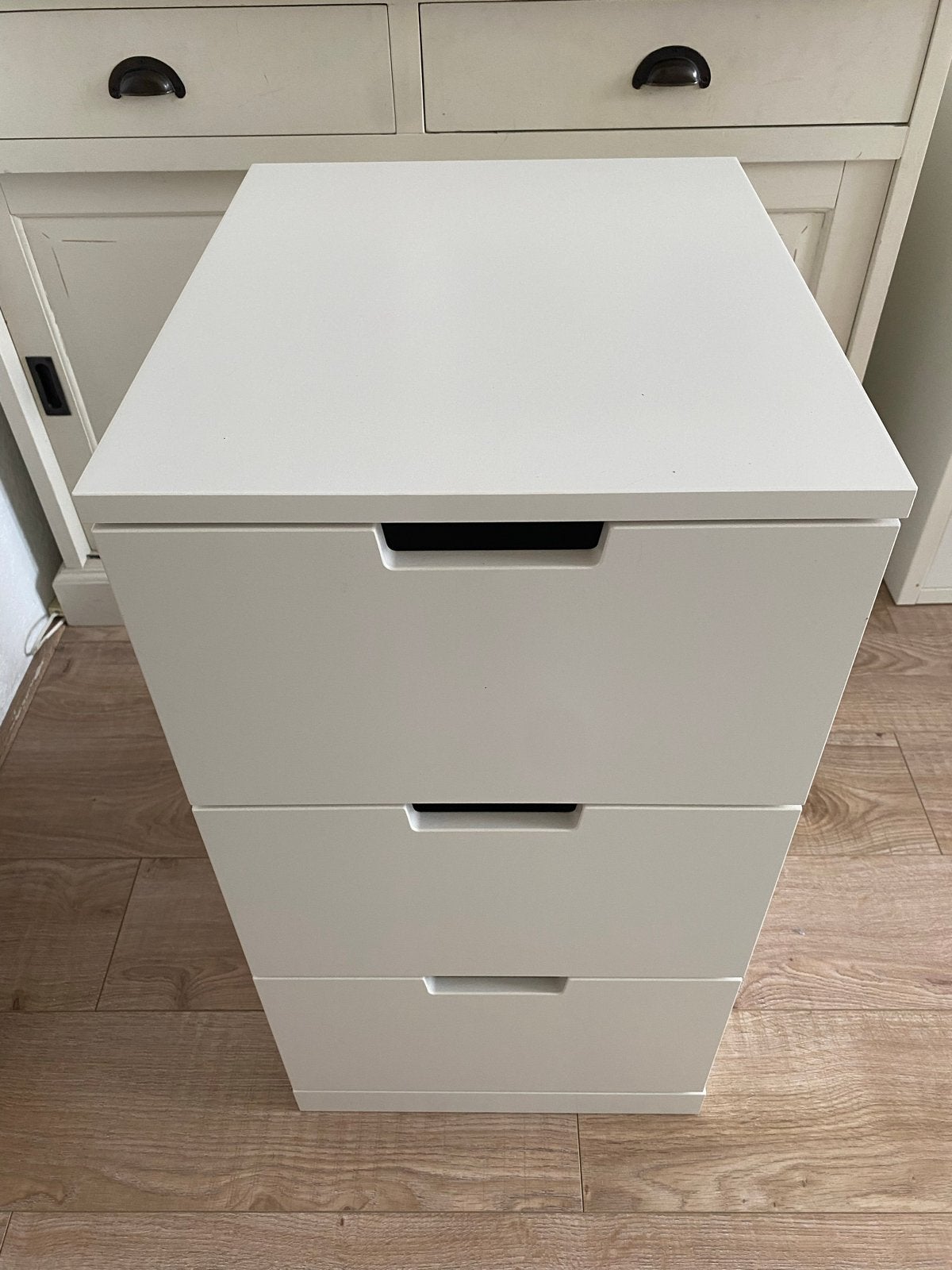 IKEA ladekast met 3 lades - wit, Minder dan 50 cm, Gebruikt, 100 tot 150 cm, Ophalen of Verzenden