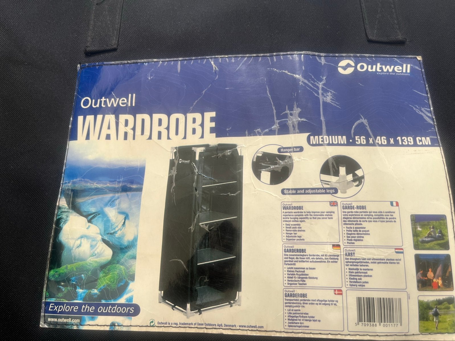Campingkast legindeling Outwell Wardrobe, Ophalen, Zo goed als nieuw, Campingkast