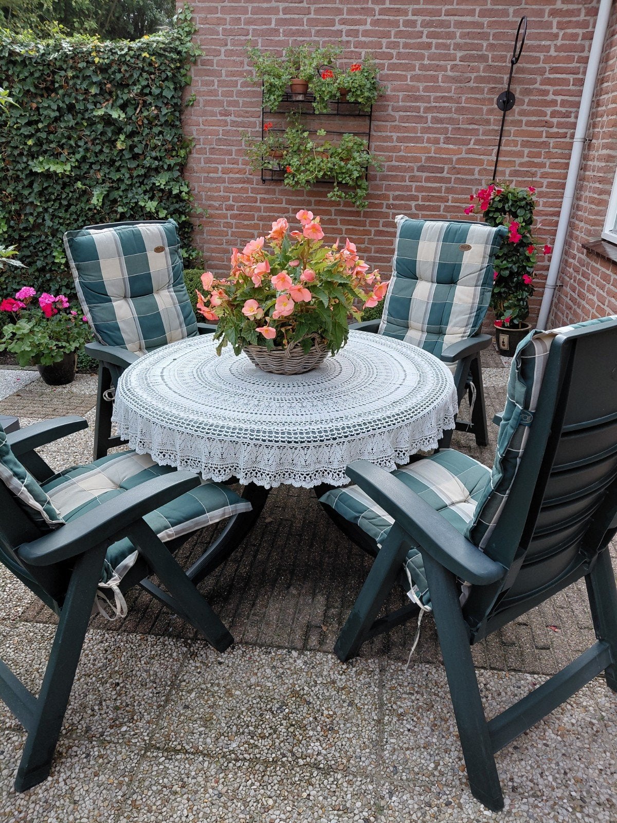 Mooi degelijk Hartman tuinset., Ophalen of Verzenden, Gebruikt, Kunststof