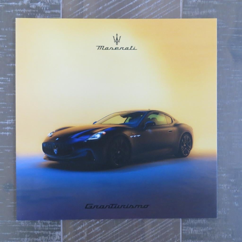 Brochure folder Maserati Granturismo Modena Trofeo Folgore, Ophalen of Verzenden, Zo goed als nieuw, Overige merken