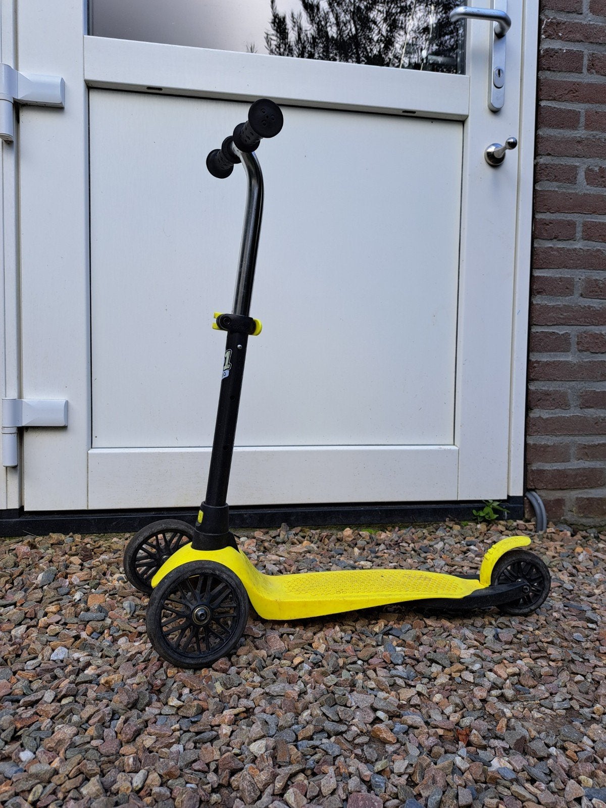 Oxelo B1 Step voor kinderen - Geel, Ophalen, Gebruikt, Gewone step, Oxelo