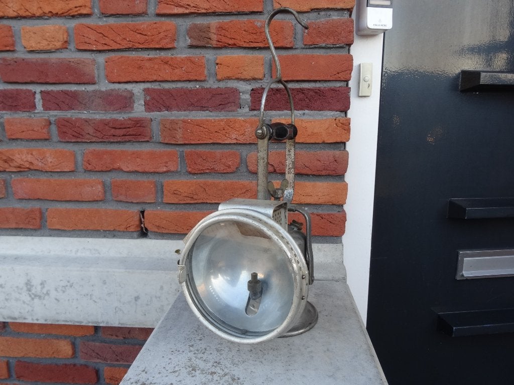 Oude Duitse carbidlamp met haak Deutsche Bundesbahn, Antiek en Kunst, Ophalen