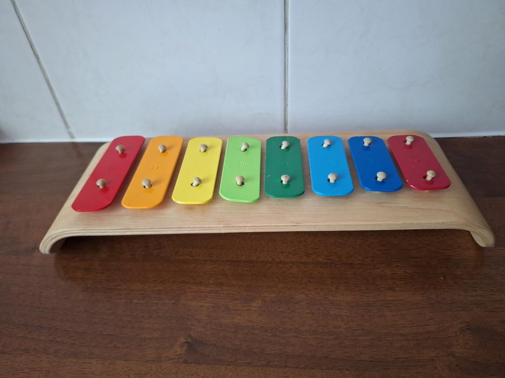 Houten xylofoon van Plan Toys, Ophalen, Zo goed als nieuw, Overige typen