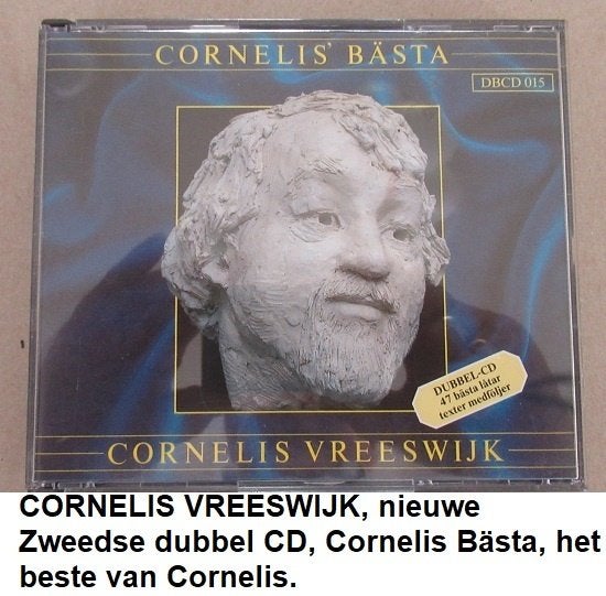 CORNELIS VREESWIJK, Zweedse dubbel CD Cornelis Bästa, Cd's en Dvd's, Ophalen of Verzenden, Nieuw in verpakking