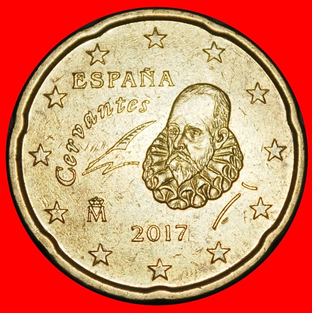 Ⰺ NORDIC GOLD (1999-2026): SPAIN 20 EURO CENTS 2017, Postzegels en Munten, Munten | Europa | Euromunten, Ophalen of Verzenden